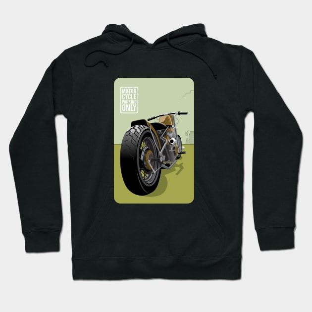 Bobber moto Hoodie by GSD64